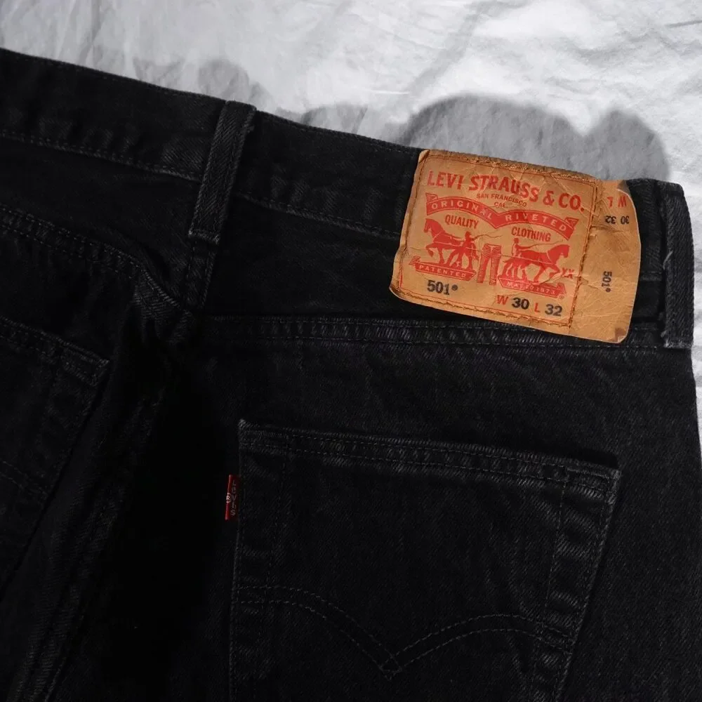 Levi's 501 Black Jeans 30x32